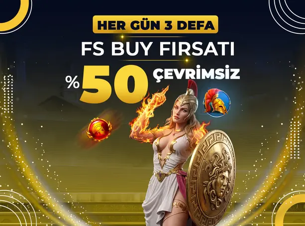 %50 Çevrimsiz Freespin Satın Alma Bakiyesi