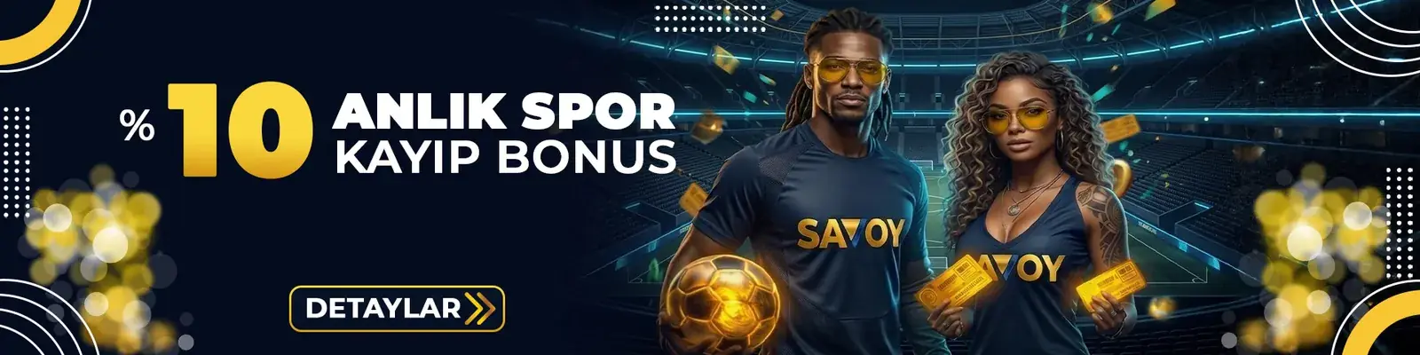 %10 anlık spor kayıp bonusu