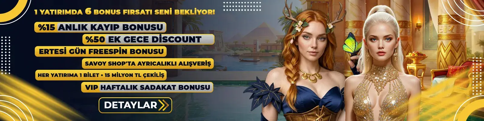 1 yatırımda 6 bonus fırsatı