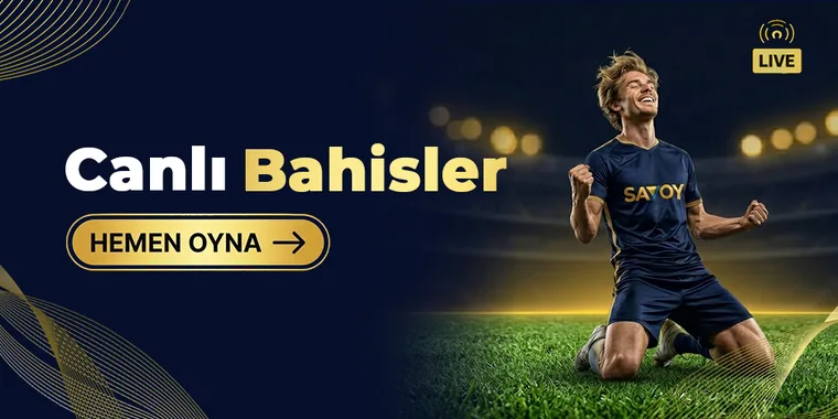 Canlı Bahisler bölümü
